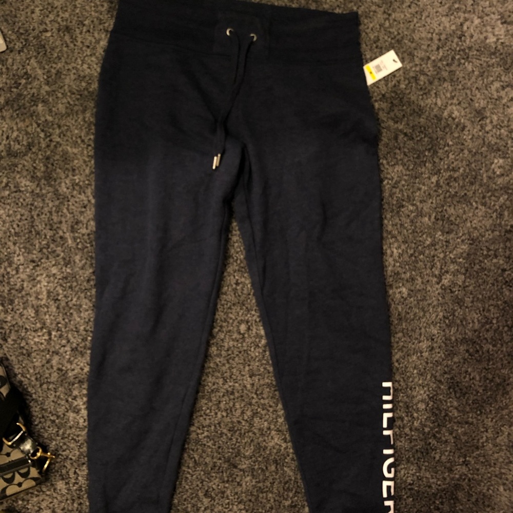 navy tommy sweats